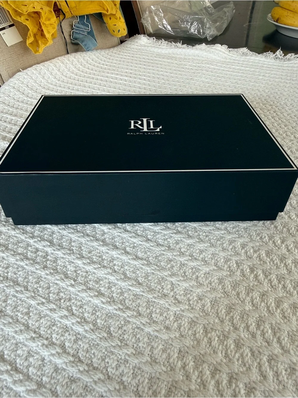Ralph Lauren Black Box with White Trim and RLL Logo